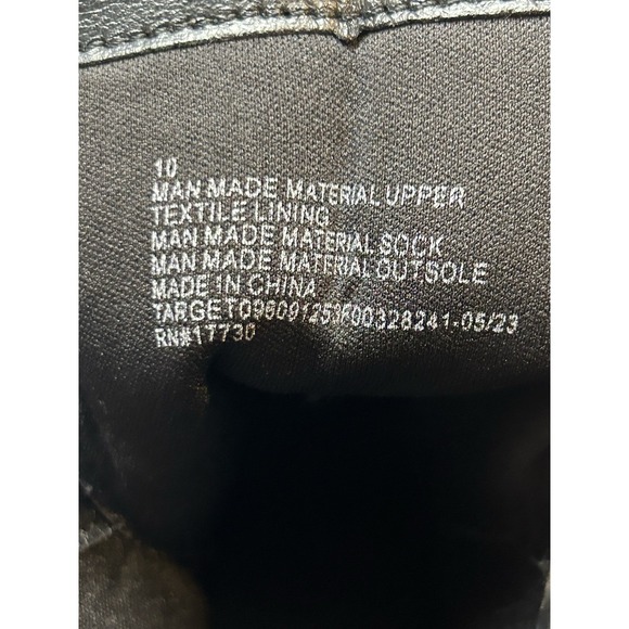 A New Day Womens Tessa Winter Boots 88375334 Black 10 - Picture 6 of 7